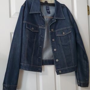 Gap dark wash denim jacket